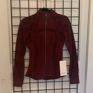 Lululemon Define Jacket *flocked maroon